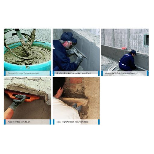 Nivoplan szürke 25 kg