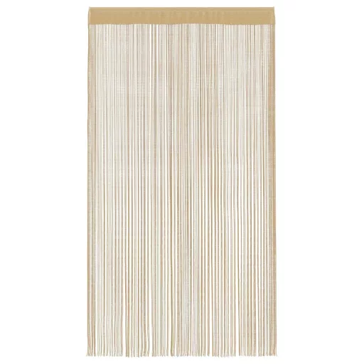 2 db bézs zsinórfüggöny 140 x 250 cm