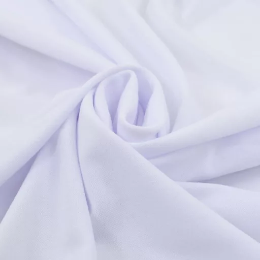 2 darab fehér sztreccs asztalszoknya 120 x 60,5 x 74 cm
