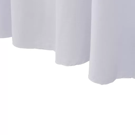 2 darab fehér sztreccs asztalszoknya 183 x 76 x 74 cm