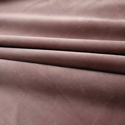2 db antik rózsaszín sötétítőfüggöny kampókkal 140 x 175 cm