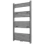 Szürke fürdőszobai egyenes törölközőtartó központi fűtéssel 600x1160mm