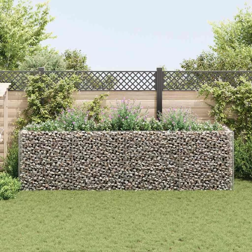 Acél gabion magaságyás 360 x 90 x 100 cm