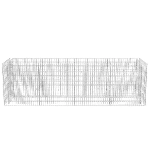 Acél gabion magaságyás 360 x 90 x 100 cm