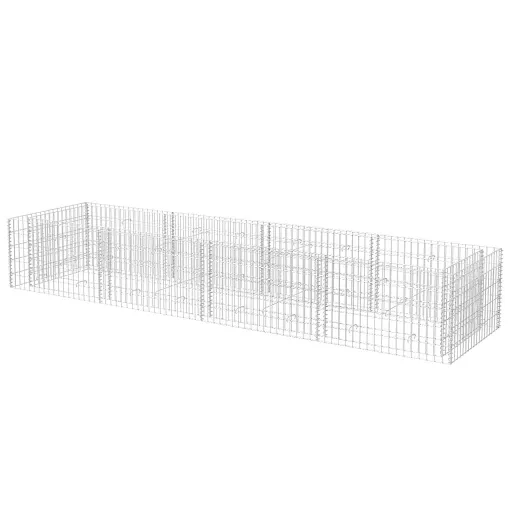 Acél gabion magaságyás 360 x 90 x 50 cm
