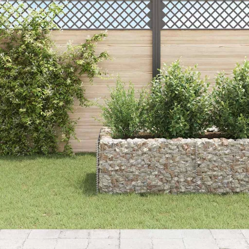 Acél gabion magaságyás 360 x 90 x 50 cm