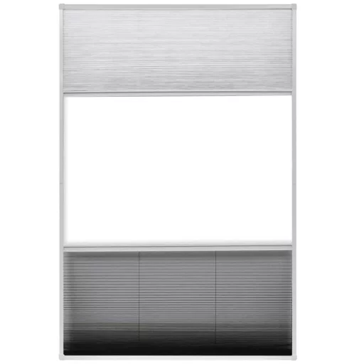 Pliszé ablak szúnyogháló árnyékolóval alumíniumból 80 x 120 cm