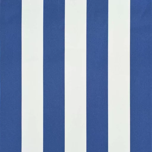 Feltekerhető kék és fehér napellenző 150 x 150 cm