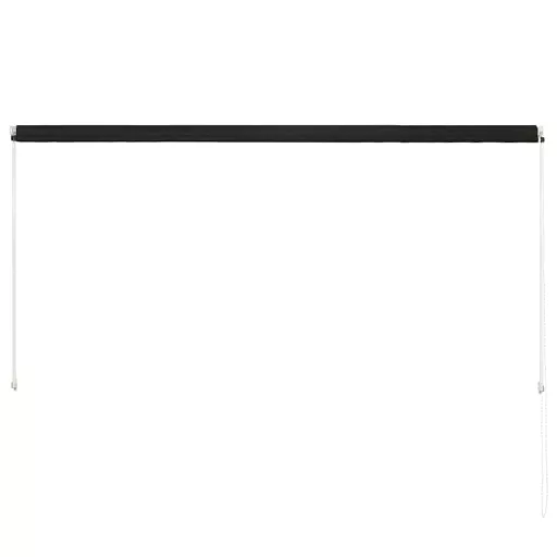 Feltekerhető antracitszürke napellenző 250 x 150 cm