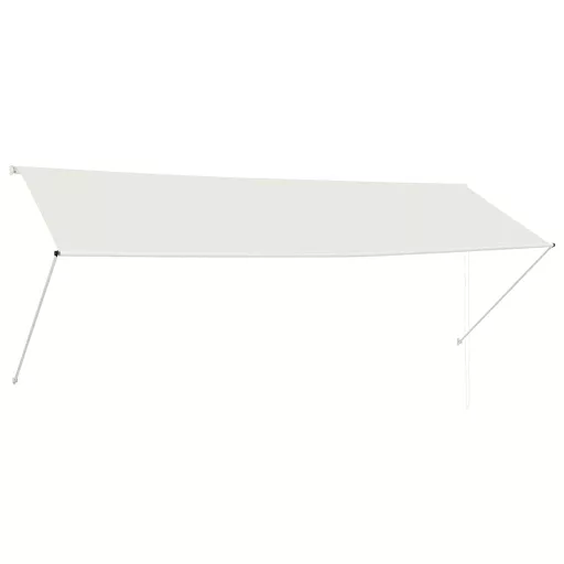 Feltekerhető krémszínű napellenző 350 x 150 cm