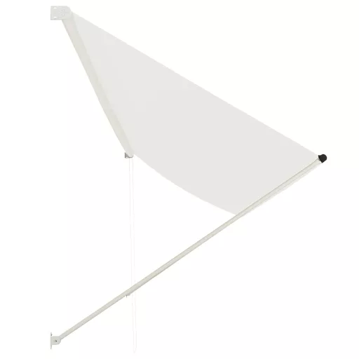 Feltekerhető krémszínű napellenző 400 x 150 cm