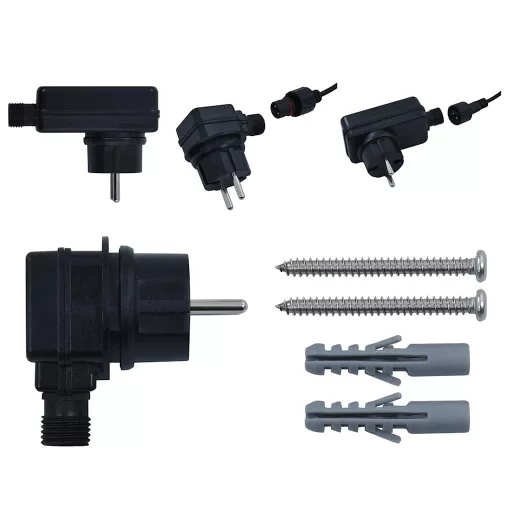 LED-es tükör érintésérzékelővel és időkijelzővel 100 x 60 cm