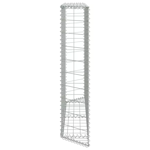Trapéz alakú horganyzott acél gabion magaságyás 150x20x100 cm