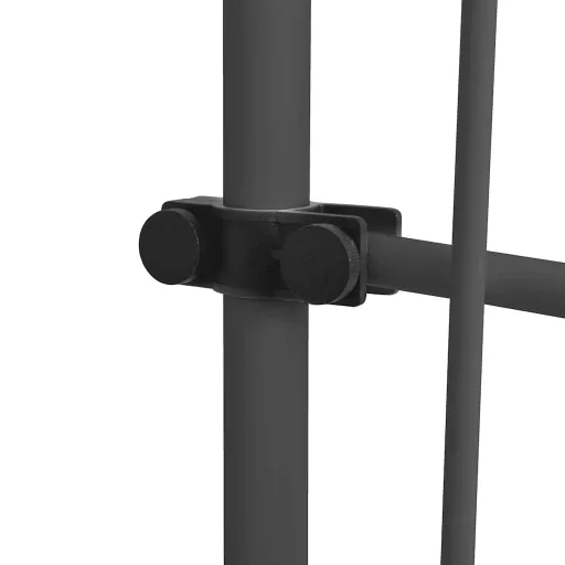 Kék és fehér kézzel feltekerhető LED-es napellenző 100 cm
