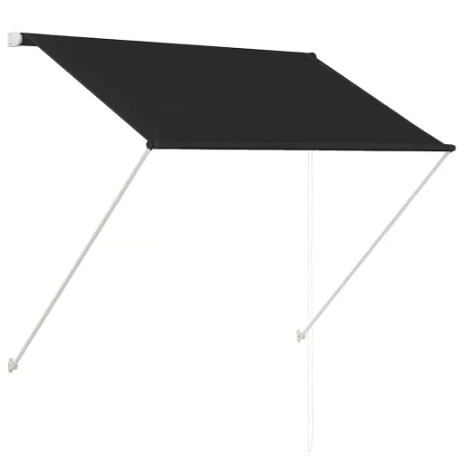 Feltekerhető antracitszürke napellenző 100 x 150 cm