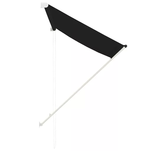 Feltekerhető antracitszürke napellenző 100 x 150 cm