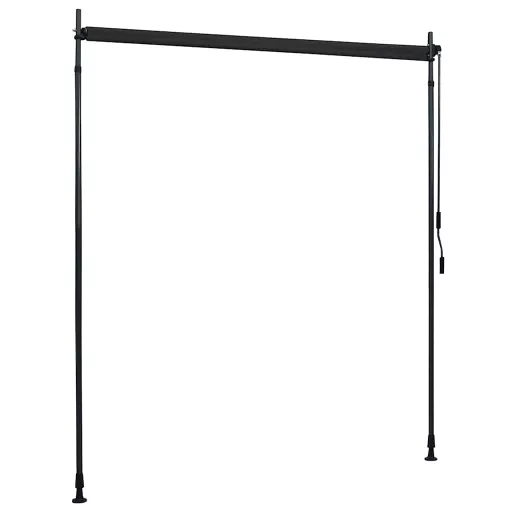 Antracitszürke kültéri sötétítő roló 200 x 270 cm