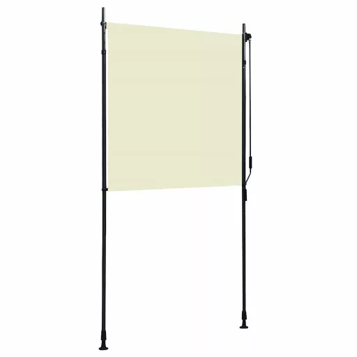 Krémszínű kültéri roló 120 x 270 cm