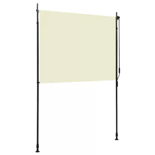 Krémszínű kültéri roló 150 x 270 cm