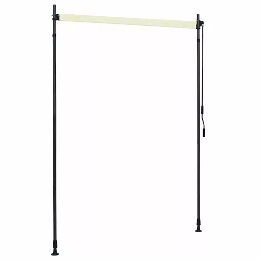 Krémszínű kültéri roló 150 x 270 cm