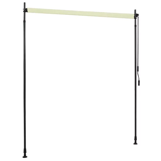 Krémszínű kültéri roló 200 x 270 cm