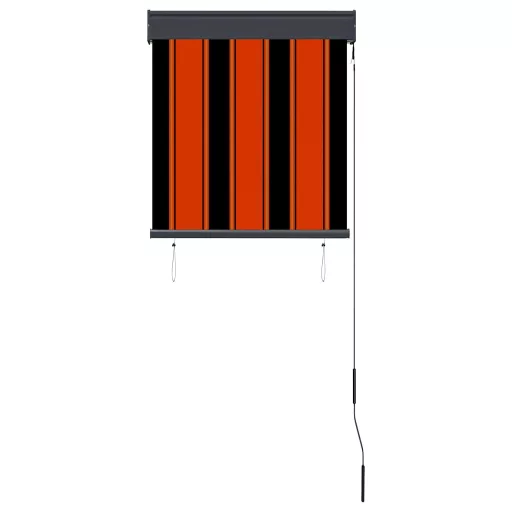 Narancssárga és barna kültéri roló 60 x 250 cm