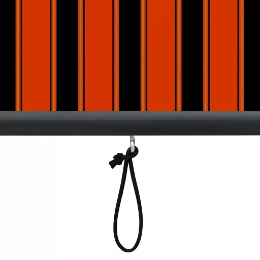 Narancssárga és barna kültéri roló 60 x 250 cm