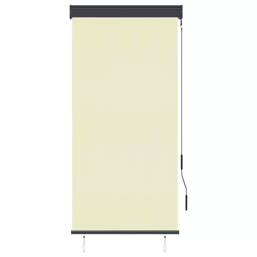 Krémszínű kültéri roló 80 x 250 cm