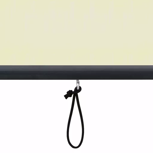 Krémszínű kültéri roló 120 x 250 cm