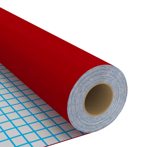 Piros öntapadó PVC bútorfólia 500 x 90 cm