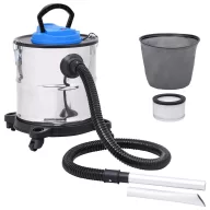 Rozsdamentes acél HEPA-szűrős hamuporszívó 1200 W 20 L
