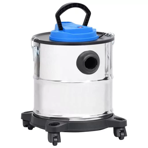 Rozsdamentes acél HEPA-szűrős hamuporszívó 1200 W 20 L