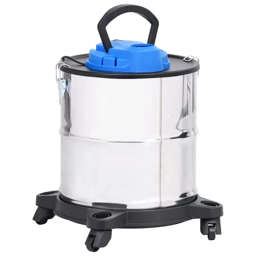 Rozsdamentes acél HEPA-szűrős hamuporszívó 1200 W 20 L