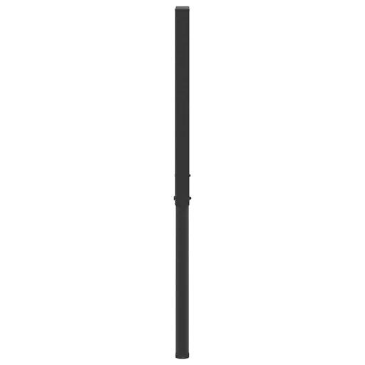 2 db fekete állítható fém munkapadváz 55 x (69-95,5) cm