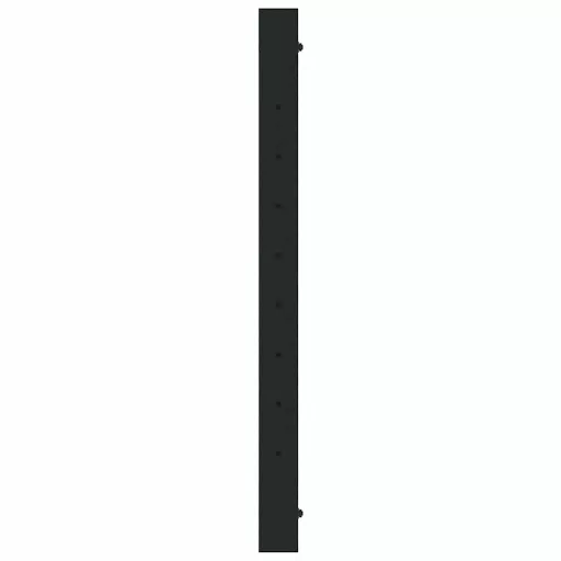 2 db fekete állítható fém munkapadváz 55 x (69-95,5) cm