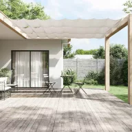 Fehér oxford-szövet függőleges napellenző 60 x 800 cm