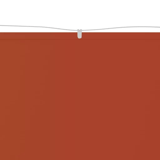 Terrakotta oxford-szövet függőleges napellenző 140x360 cm