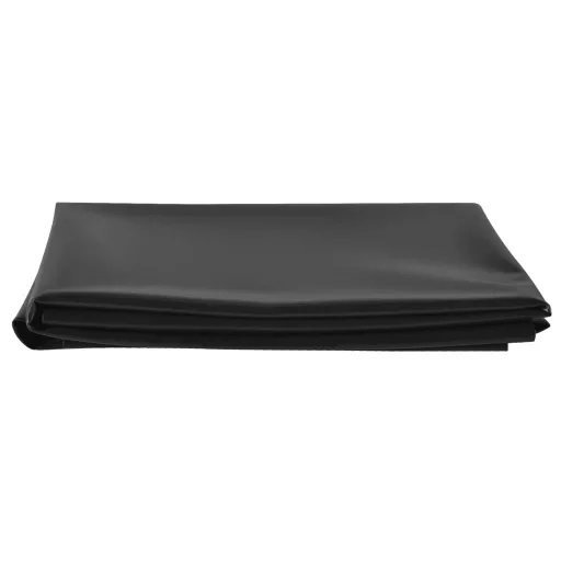 Fekete PVC tófólia 2 x 4 m 0,5 mm