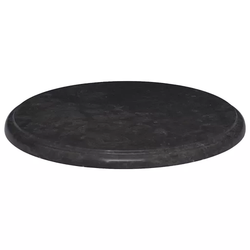 Fekete márvány asztallap Ø40 x 2,5 cm