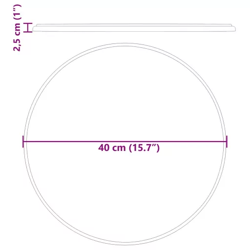 Szürke márvány asztallap Ø40 x 2,5 cm