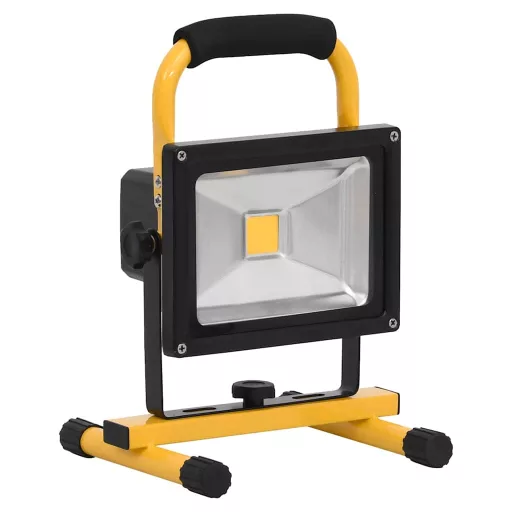 Hideg fehér fényű újratölthető fogantyús LED-es reflektor 30 W