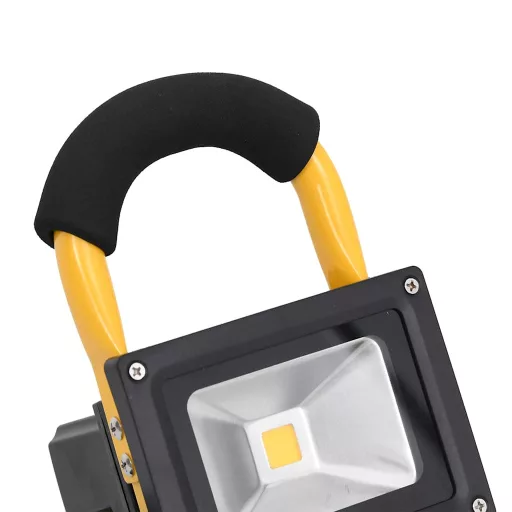 Hideg fehér fényű újratölthető fogantyús LED-es reflektor 30 W