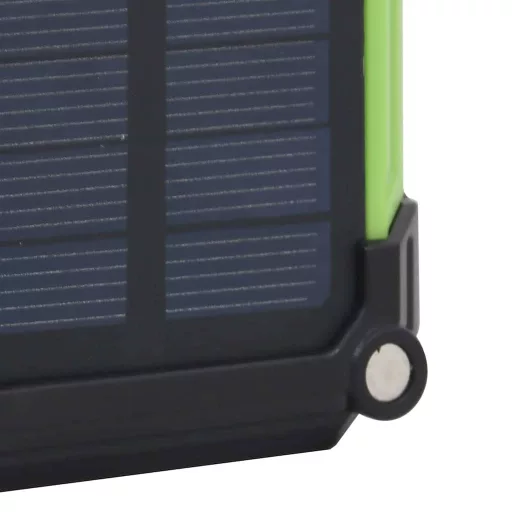 Hideg fehér fényű hordozható napelemes LED-es reflektor 7 W