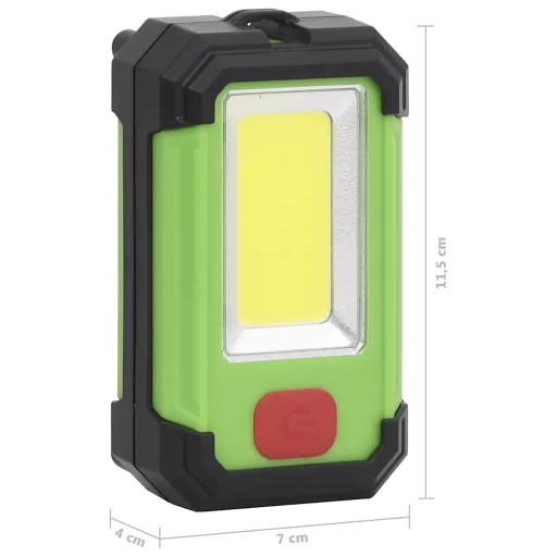 Hideg fehér fényű hordozható napelemes LED-es reflektor 7 W
