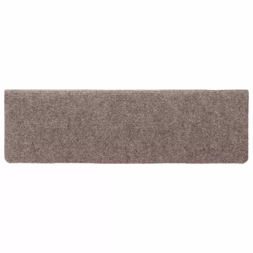 5 db öntapadós lépcsőszőnyeg 65 x 21 x 4 cm világosbarna téglalap alakú széllel