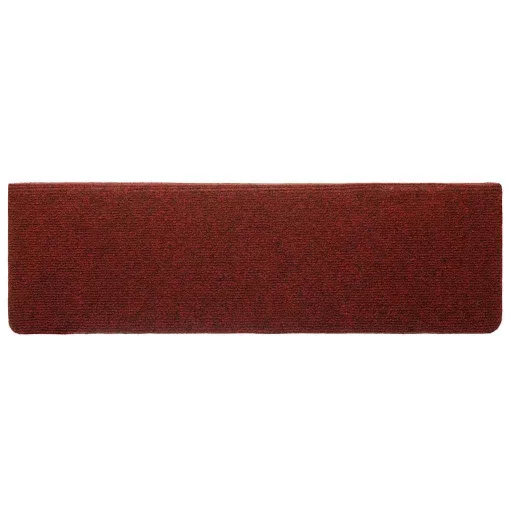 5 db öntapadós lépcsőszőnyeg 65 x 21 x 4 cm bordói piros téglalap alakú széllel