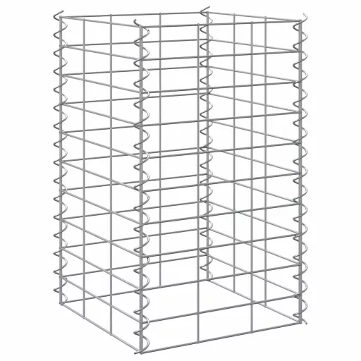 3 db vas gabion magaságyás 30 x 30 x 50 cm