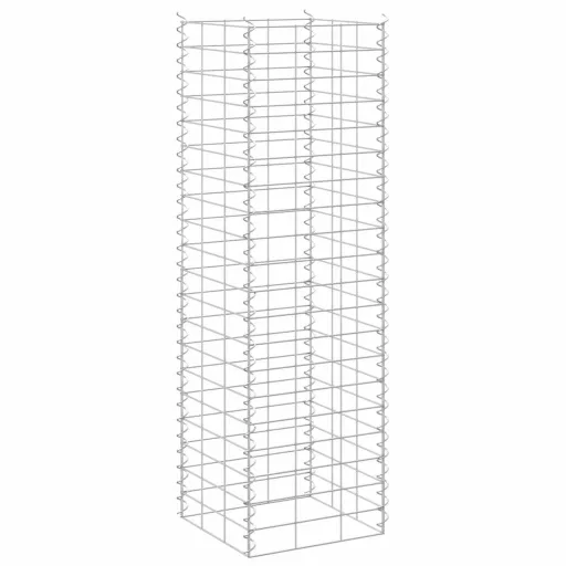 3 db vas gabion magaságyás 30 x 30 x 100 cm
