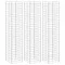 3 db vas gabion magaságyás 30 x 30 x 150 cm