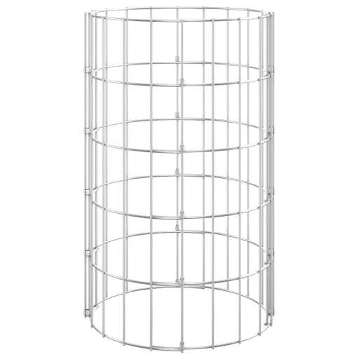 3 db kör alakú horganyzott acél gabion magaságyás Ø30 x 50 cm